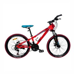 Подростковый велосипед Spark Tracker Junior, колесо 24, рама 11, красный