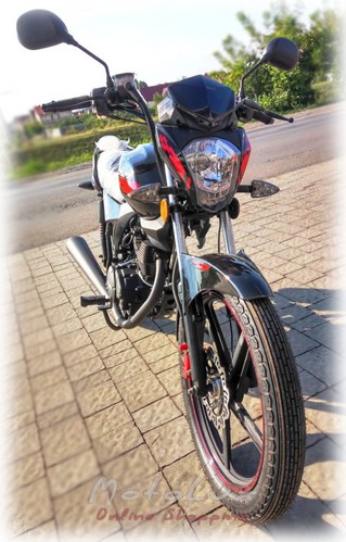Motorkerékpár Spark SP150R-24, fekete