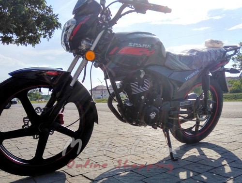 Motorkerékpár Spark SP150R-24, fekete