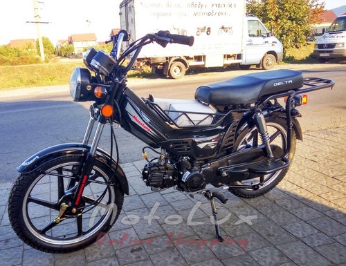 Moped Musstang MT110-1, Delta, black