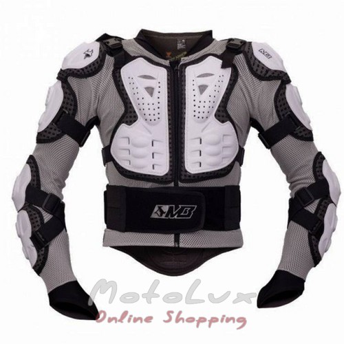 Motorcycle armor MadBull MB6065 white