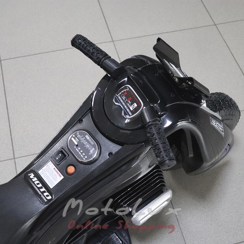 Дитячий електромотоцикл M 3926A-2, black