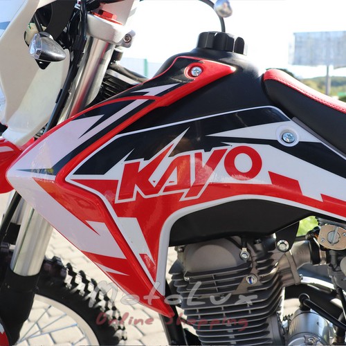 Мотоцикл эндуро Kayo T1 250, красно-белый