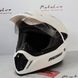 Helmet Nenki MX-310, white, motrad, M