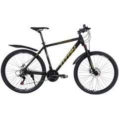 Велосипед горный Titan First 29, рама 20, black-yellow, 2021