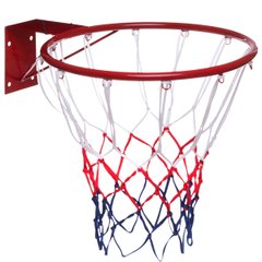 Basketbalová sieť SP Sport C 4562, biela s červenou a modrou