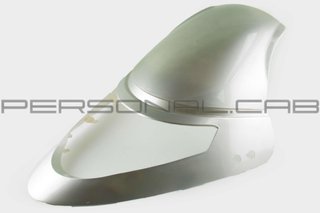 Пластик Zongshen F1, F50 передній, дзьоб, сірий