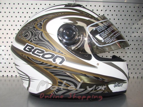 Шлем Beon B500 с зеркальным визором