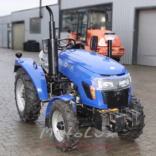 Traktor Xightai T244FHL, 3 henger, sebességváltó (3+1)*2, differenciálzár, kék