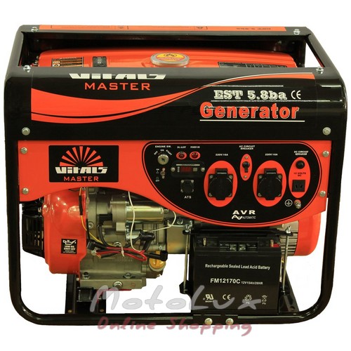 Benzínový generátor Vitals EST 5.8ba