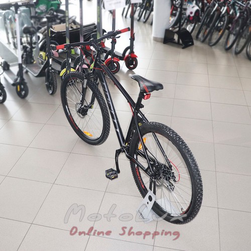 Horský bicykel Spelli SX 4700, koleso 29, rám 19, čierny so sivou, 2023