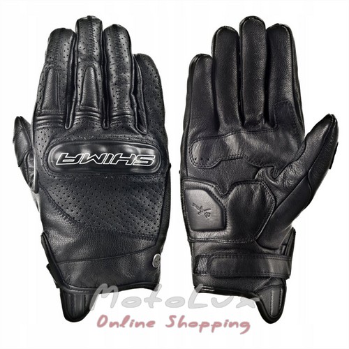 Motorcycle gloves Shima Caliber Man, Black, M
