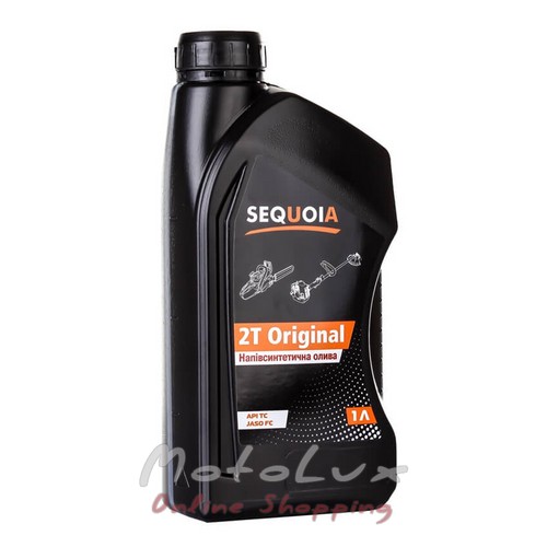 Motorový olej SEQUOIA pre 2-taktné motory, objem 1 l, 1l