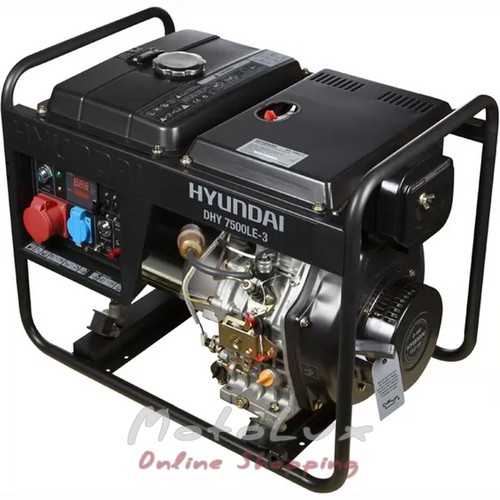 Дизельний генератор Hyundai DHY 7500LE-3