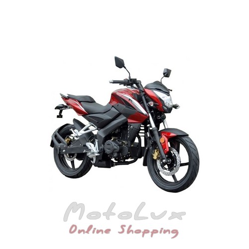 Мотоцикл Forte FT300-C5C, черно-красный