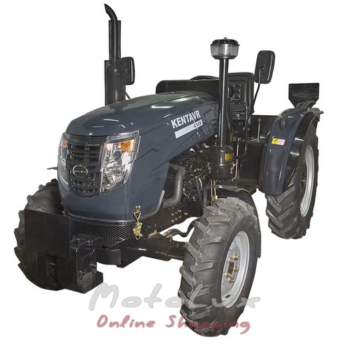 Tractor Kentavr 404S, 40 HP, 4x4, 4 Cyl, 2 Hydraulic Exhausts, gray