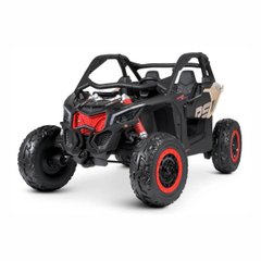 Children's electric jeep Bambi M 4920EBLR-RS, black with beige