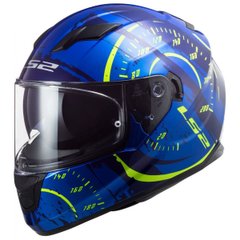 Helmet LS2 FF-320 Stream Evo Tacho GL.Blue H-V Yellow, XL