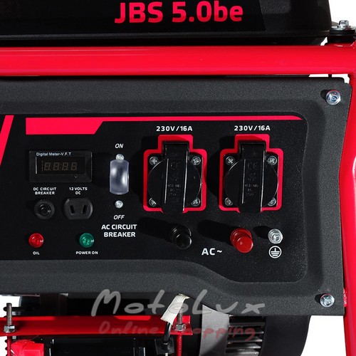 Бензиновий генератор Vitals JBS 5.0be, електростартер