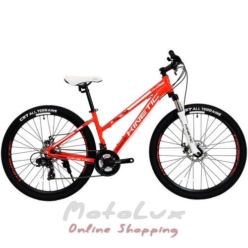 Mountain bike Kinetic Vesta, kerék 27,5, váz 15,5, piros, 2019