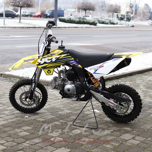 YCF Factory SP2 motorcycle, yellow