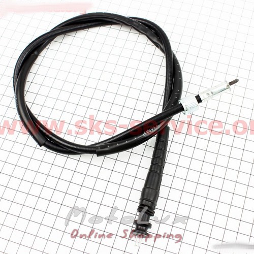 Speedometer cable (110 cm) square-plug, nut-rod thin with direction to 2T engine