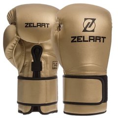 Перчатки боксерские PU на липучке Zelart BO-1391, р-р 10-14oz