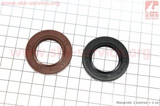 Crankshaft oil seals on a blister 25x41.25x6, 170F
