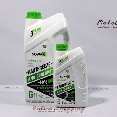 Nowax G11 antifreeze green -40, 1L
