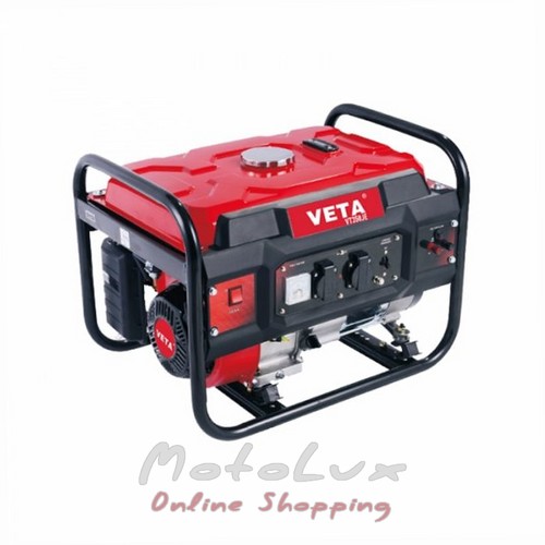 Генератор бензиновый Veta VT350JE, 2.8 кВт, ручной стартер