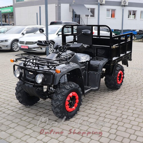 Teherszállító quad Forte ATV 250BS T, fekete