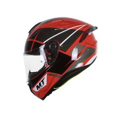 Motorcycle helmet MT Targo Pro Podium D1, size M, red with black