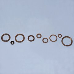Sealing copper washer, different diameter, piece
