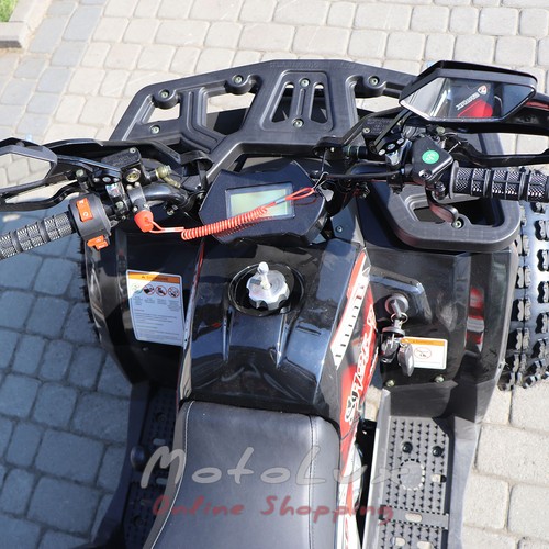 Квадроцикл дитячий SP125-7, чорно-червоний