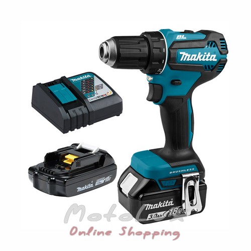 Cordless Makita DDF485FYX3 screwdriver drill