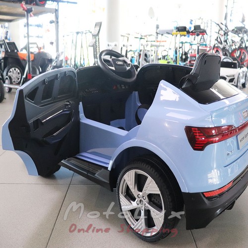Detské elektrické autíčko Bambi 4806EBLR4, Audi, modré