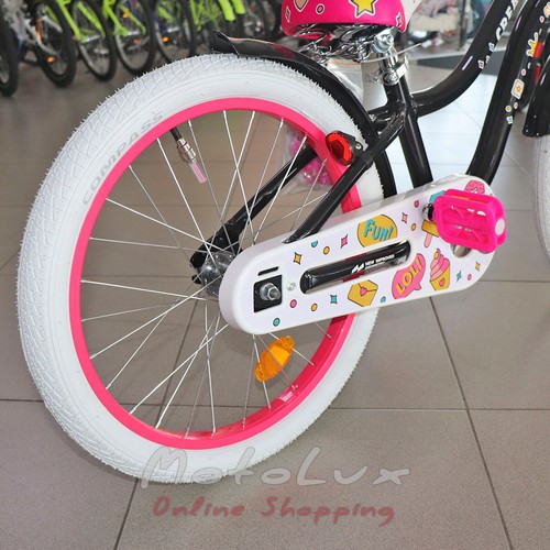 Дитячий велосипед Formula 20 Cream, рама 10, AL, black n pink, 2022