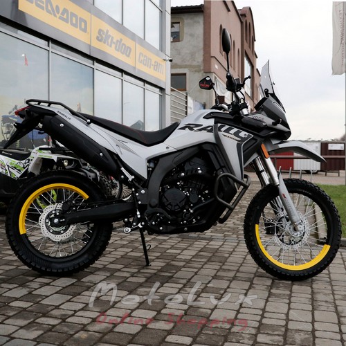 Motocykel Voge 300GY Rally, 29 hp, ABS, čierna a žltá