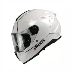 Motorcycle helmet AXXIS FF122SV Hawk SV Solid A0, size S, white