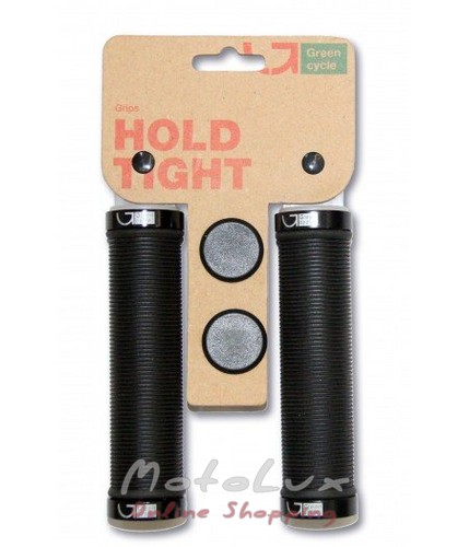 Grips Green Cycle GC-G211 130mm black with two black locks