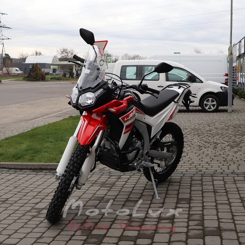 Motorcycle Loncin Voge LX300GY-A DS2 Pro, white and red