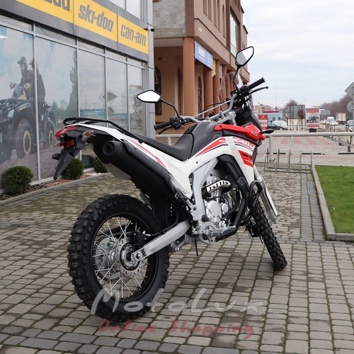 Motorcycle Loncin Voge LX300GY-A DS2 Pro, white and red