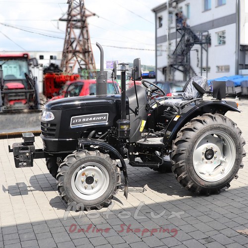 Tractor ДТЗ 5244 НРХ, 3 Cylinders, Power Steering, Gearbox 9+9, black