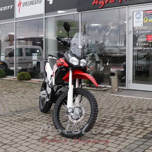Мотоцикл Loncin Voge LX300GY-A DS2 Pro, бело-красный