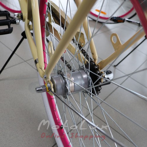 Bicykel Dorozhnik Lux, kolesá 26, rám 17, beige, 2021