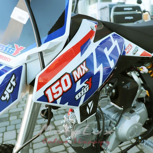 Мотоцикл YCF Bigy 150 MX, белый с синим