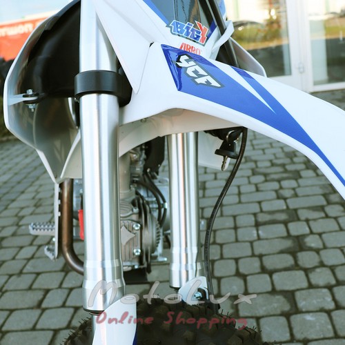Motorkerékpár YCF Bigy 150 MX, fehér kékkel