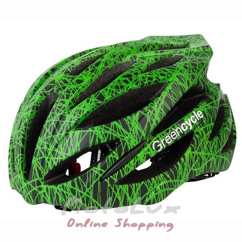 Шолом Green Cycle Alleycat, розмір 54-58 см, green