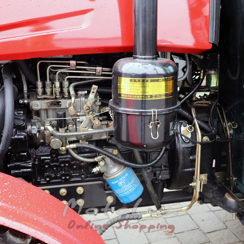 Трактор DW 404 АC, 40 к.с., 4х4, 4 цил, 2 гідровихода, кабіна red