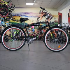 Cestný bicykel Neuzer Miami, kolesá 26, rám 19, čierna n červená